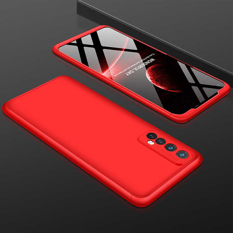 Realme 7 Kılıf Zore Ays Kapak-Kırmızı