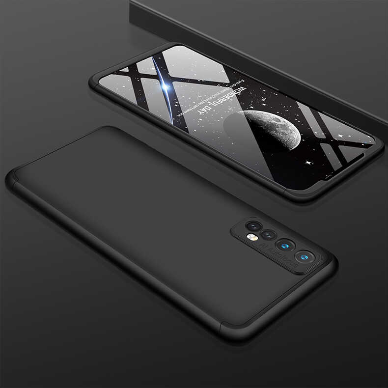 Realme 7 Kılıf Zore Ays Kapak-Siyah