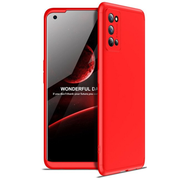 Realme 7 Pro Kılıf Zore Ays Kapak-Kırmızı