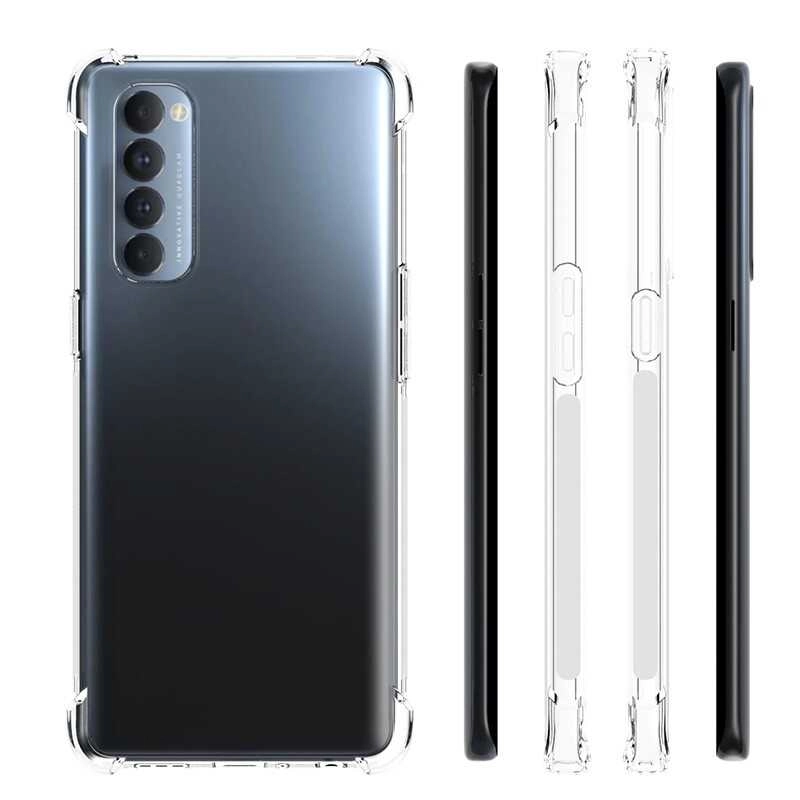 Oppo Reno 4 Pro 4G Kılıf Zore Nitro Toz Korumalı Shock Silikon