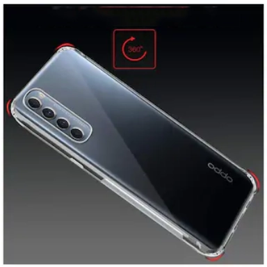 Oppo Reno 4 Pro 4G Kılıf Zore Nitro Toz Korumalı Shock Silikon