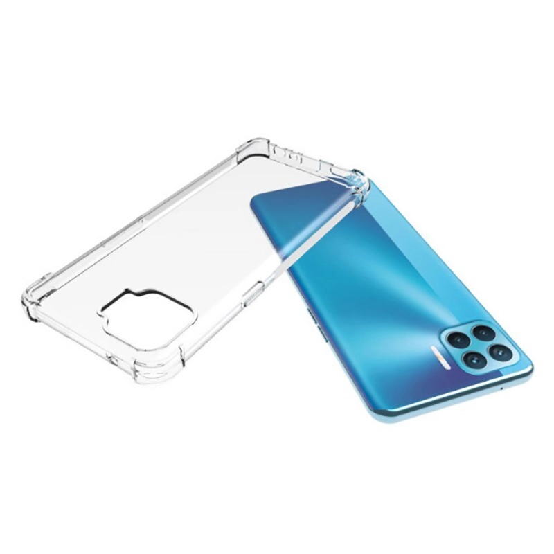 Oppo Reno 4 Lite Kılıf Zore Nitro Toz Korumalı Shock Silikon