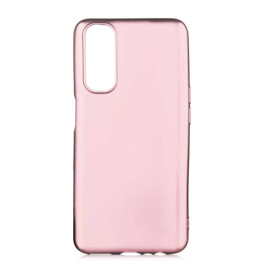 Realme 7 Kılıf Zore Premier Silikon Kapak-Rose gold