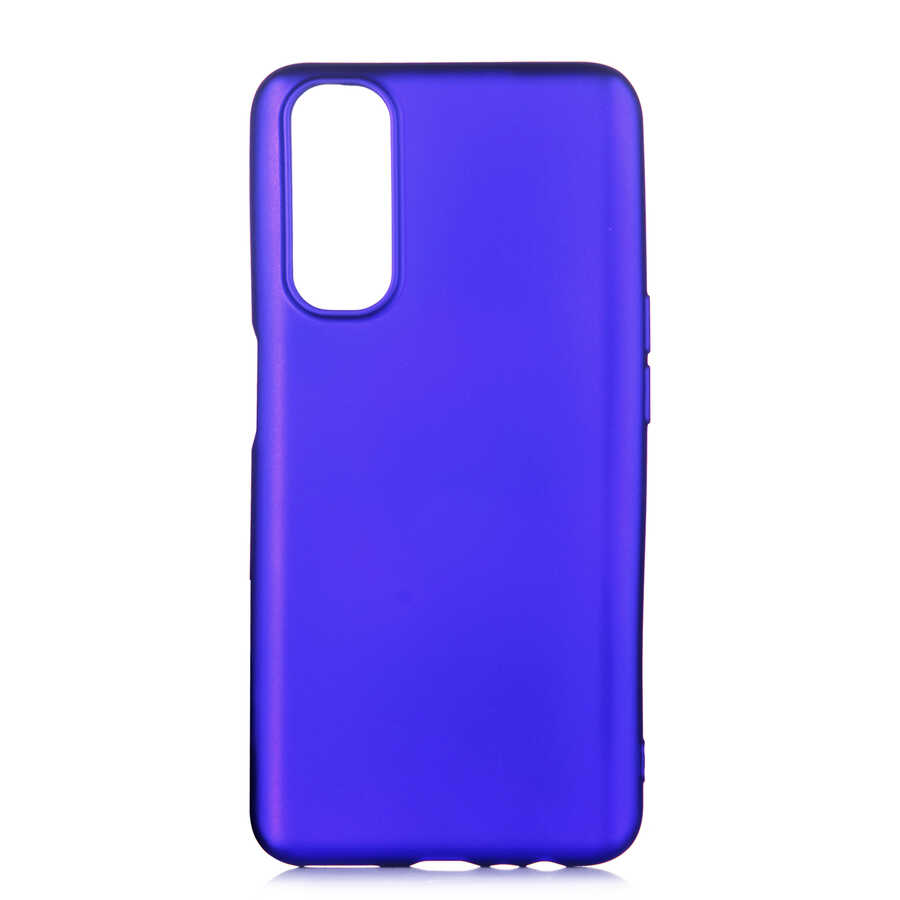 Realme 7 Kılıf Zore Premier Silikon Kapak-Saks mavi