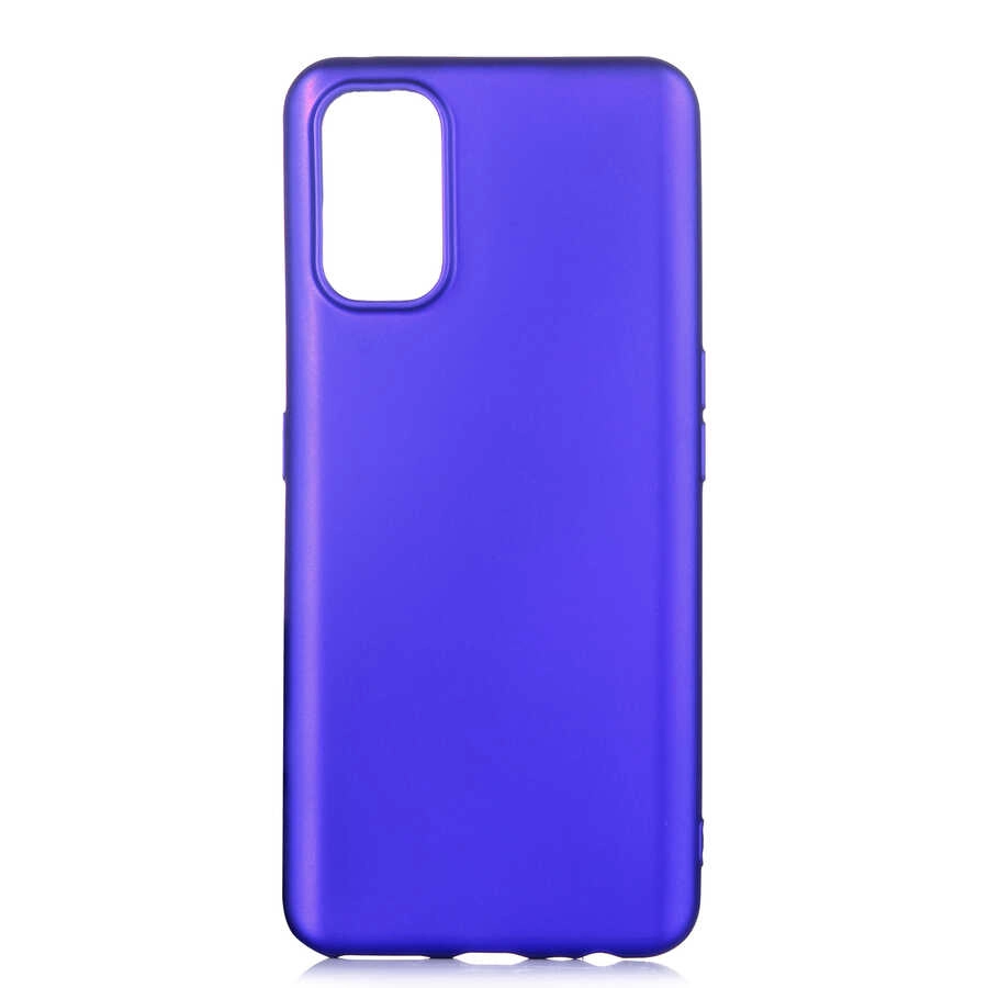 Realme 7 Pro Kılıf Zore Premier Silikon Kapak-Saks mavi