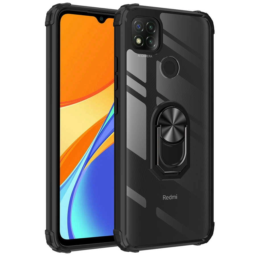 Xiaomi Uyumlu  Redmi 9C Kılıf Zore Mola Kapak-Siyah