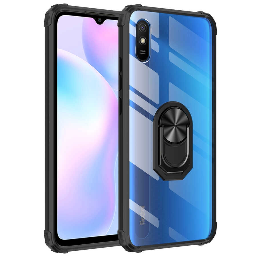 Xiaomi Uyumlu  Redmi 9A Kılıf Zore Mola Kapak-Siyah