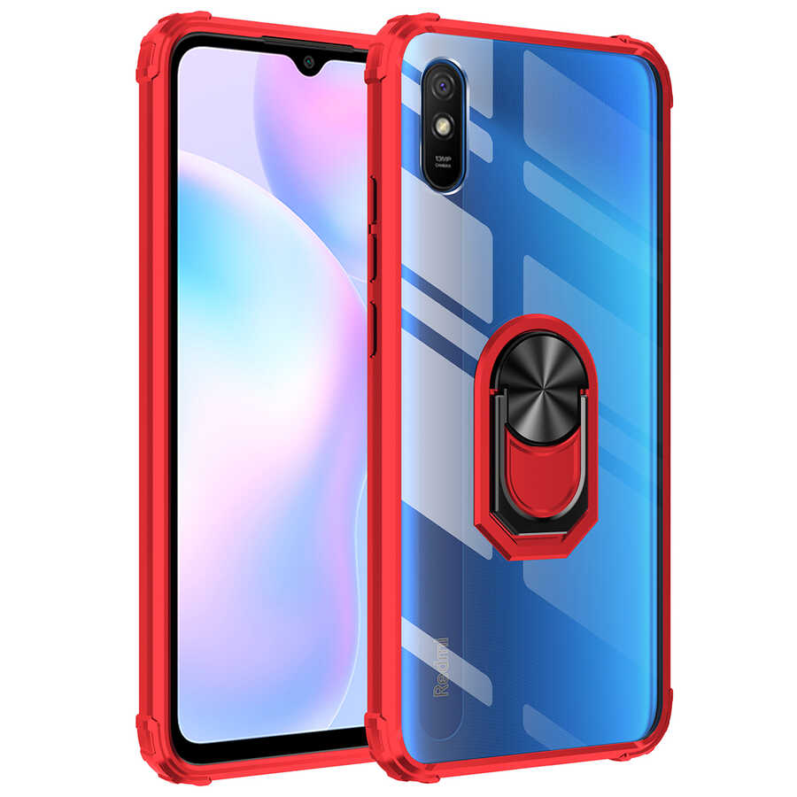 Xiaomi Uyumlu  Redmi 9A Kılıf Zore Mola Kapak-Kırmızı