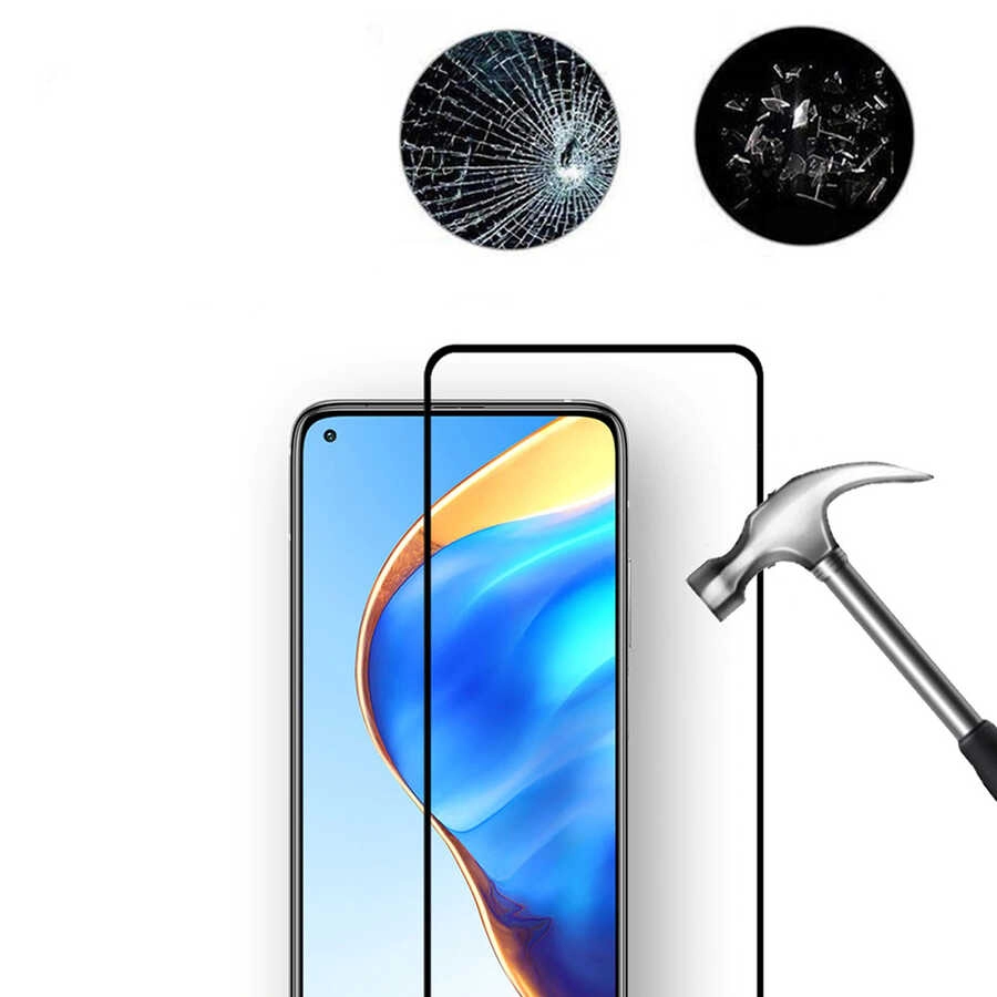 Xiaomi Uyumlu  Mi 10T Pro 5G Zore Kenarları Kırılmaya Dayanıklı Cam Ekran Koruyucu