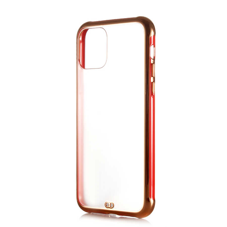 iPhone Uyumlu 12 Pro Kılıf Zore Voit Kapak-Kırmızı
