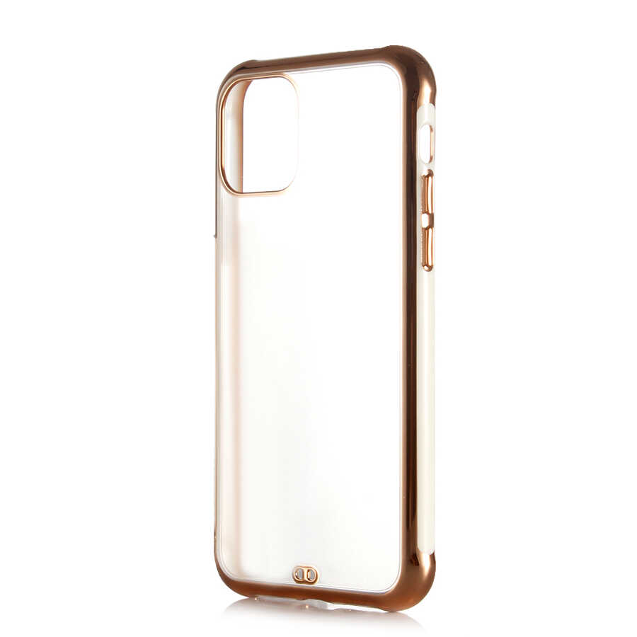 iPhone Uyumlu 12 Kılıf Zore Voit Kapak-Beyaz