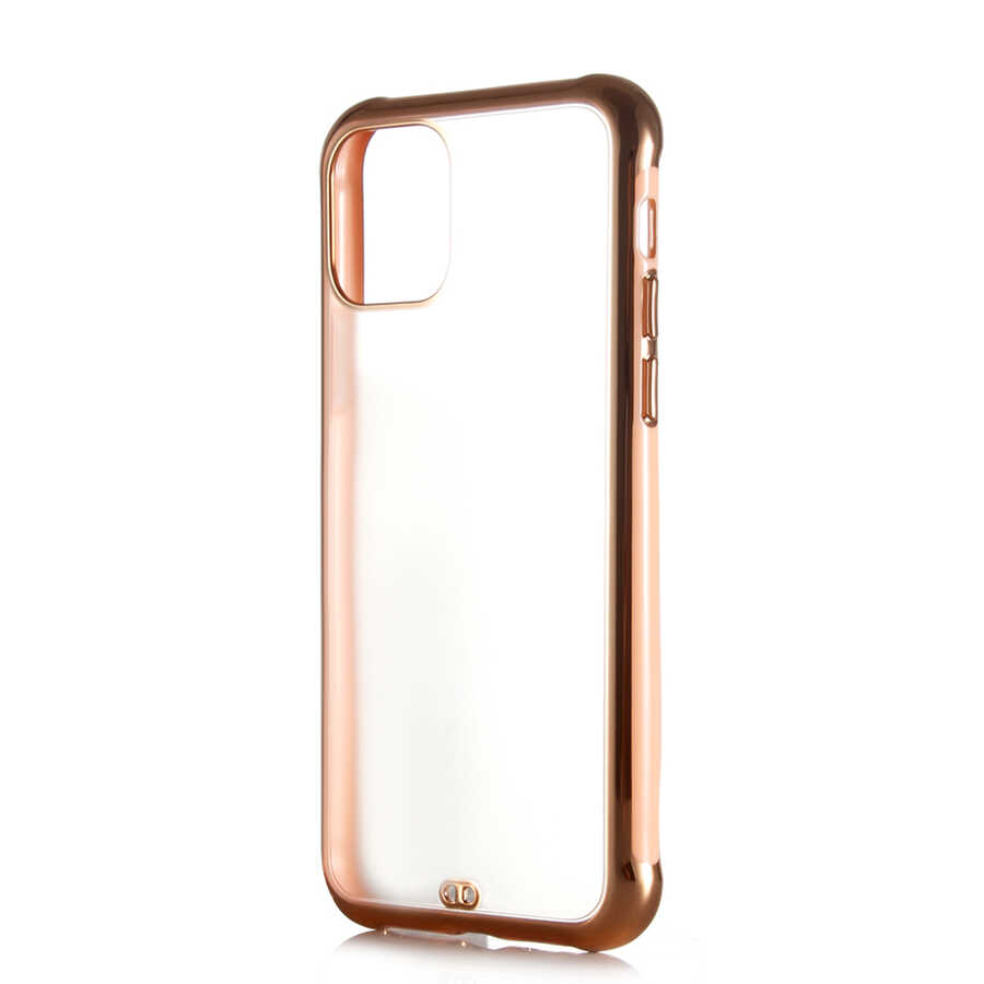 iPhone Uyumlu 12 Kılıf Zore Voit Kapak-Pembe