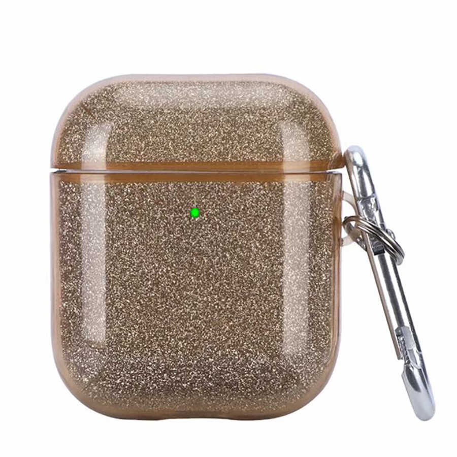 Airpods Uyumlu Kılıf Zore Airbag 17 Kılıf-Gold