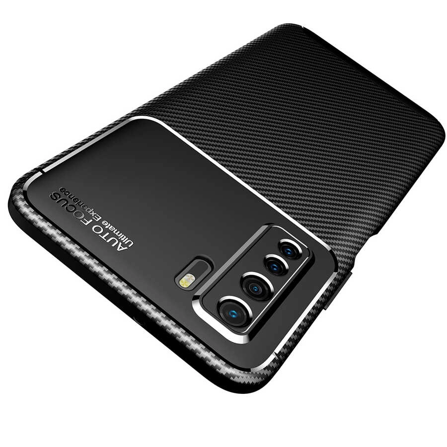 Huawei Uyumlu P40 Lite 5G Kılıf Zore Negro Silikon Kapak