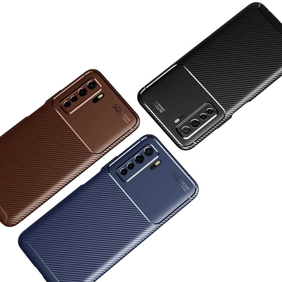 Huawei Uyumlu P40 Lite 5G Kılıf Zore Negro Silikon Kapak