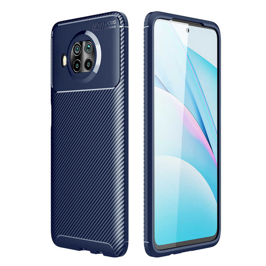 Xiaomi Uyumlu  Mi 10T Lite 5G Kılıf Zore Negro Silikon Kapak-Lacivert