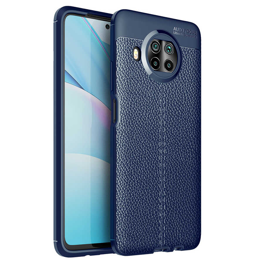Xiaomi Uyumlu  Mi 10T Lite 5G Kılıf Zore Niss Silikon Kapak-Lacivert