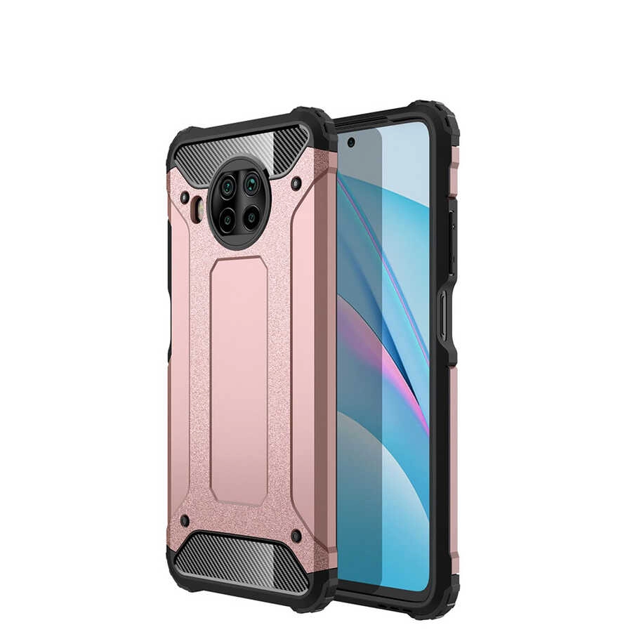 Xiaomi Uyumlu  Mi 10T Lite 5G Kılıf Zore Crash Silikon Kapak-Rose gold
