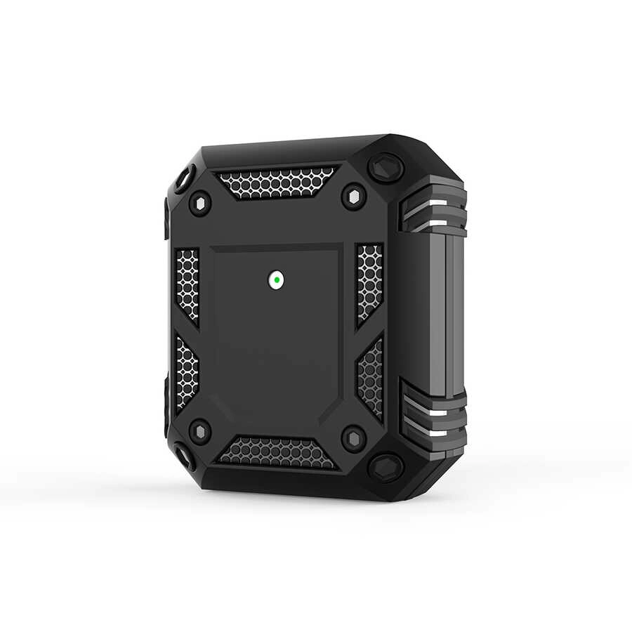 Airpods Uyumlu Kılıf Zore Airbag 15 Kılıf-Siyah
