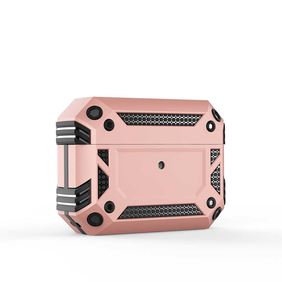 Airpods Uyumlu Pro Kılıf Zore Airbag 15 Kılıf-Rose gold