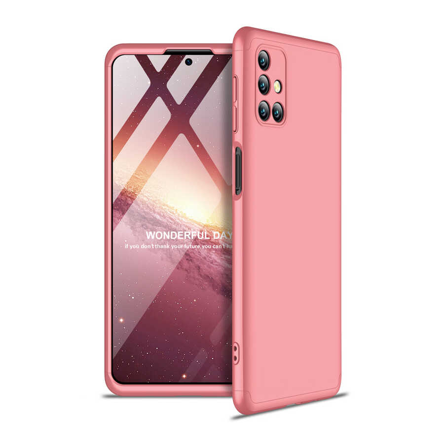 Galaxy Uyumlu M31S Kılıf Zore Ays Kapak-Rose gold