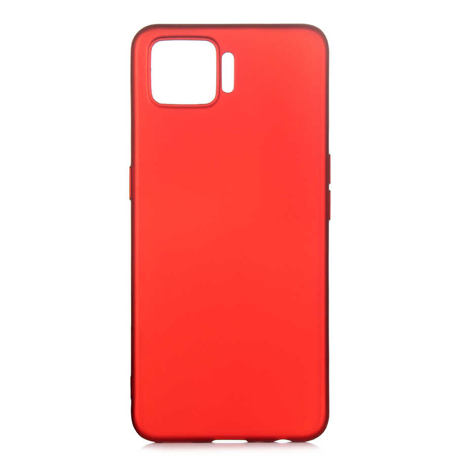 Oppo A73 Kılıf Zore Premier Silikon Kapak-Kırmızı