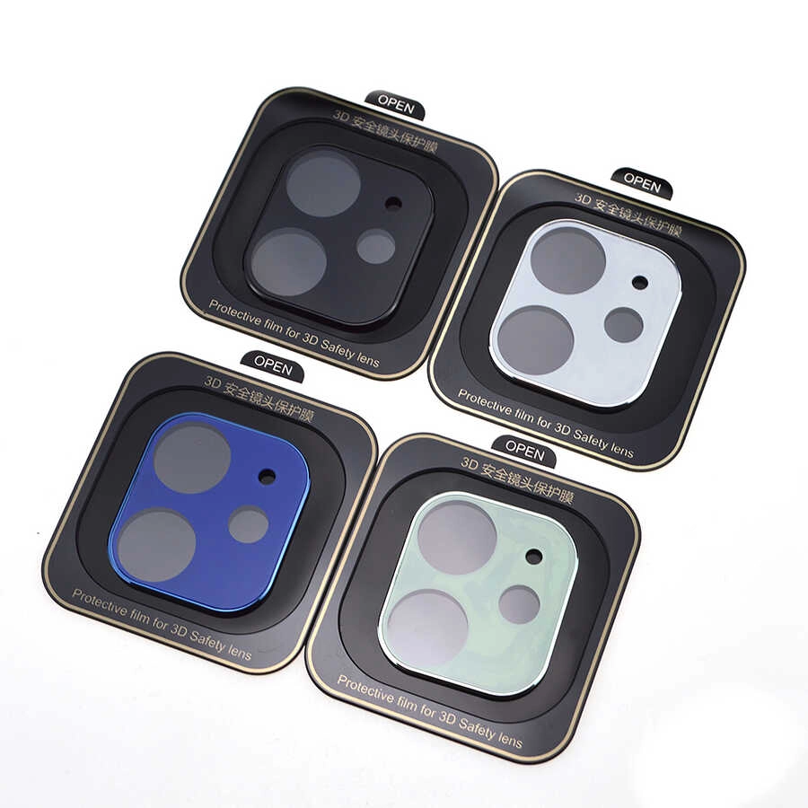 iPhone Uyumlu 12 Mini Zore Kamera Koruyucu-Kırmızı