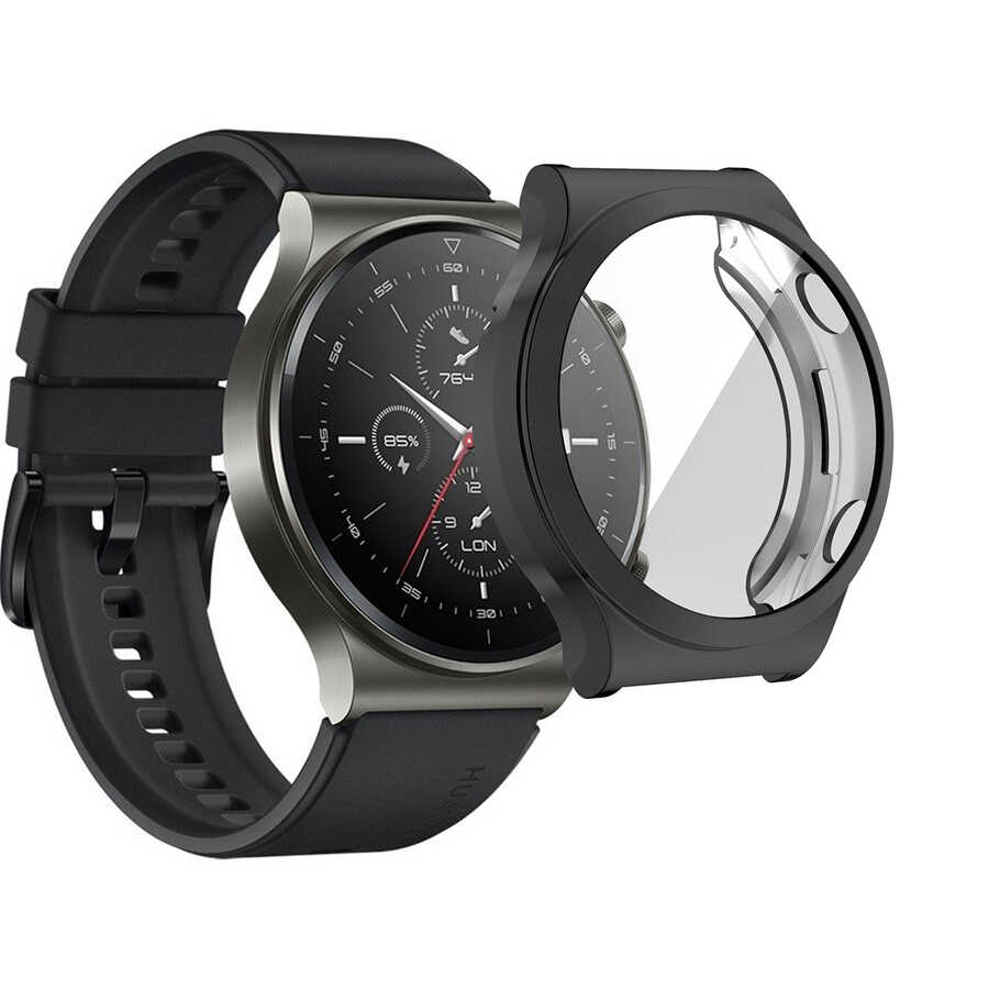 Huawei Uyumlu Watch GT2 Pro Zore Watch Gard 02 Ekran Koruyucu-Siyah