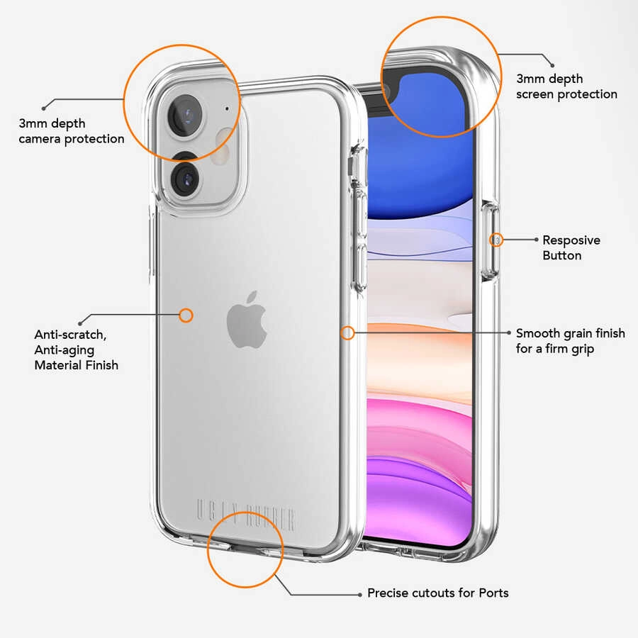 iPhone Uyumlu 12 UR Pure Kapak