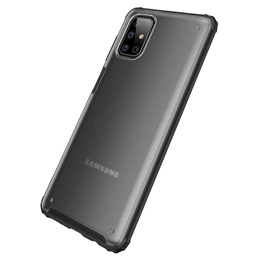 Galaxy Uyumlu M51 Kılıf Zore Volks Kapak-Kırmızı