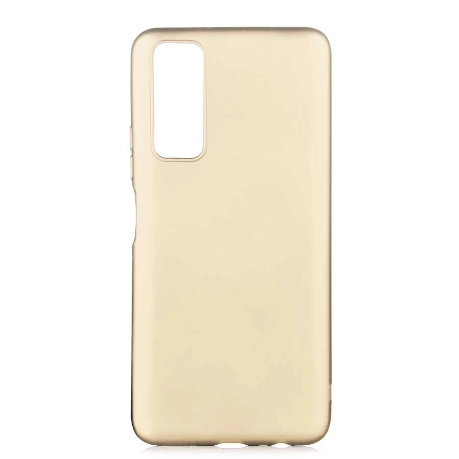 Huawei Uyumlu P Smart 2021 Kılıf Zore Premier Silikon Kapak-Gold