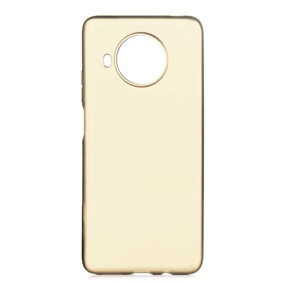 Xiaomi Uyumlu  Mi 10T Lite 5G Kılıf Zore Premier Silikon Kapak-Gold