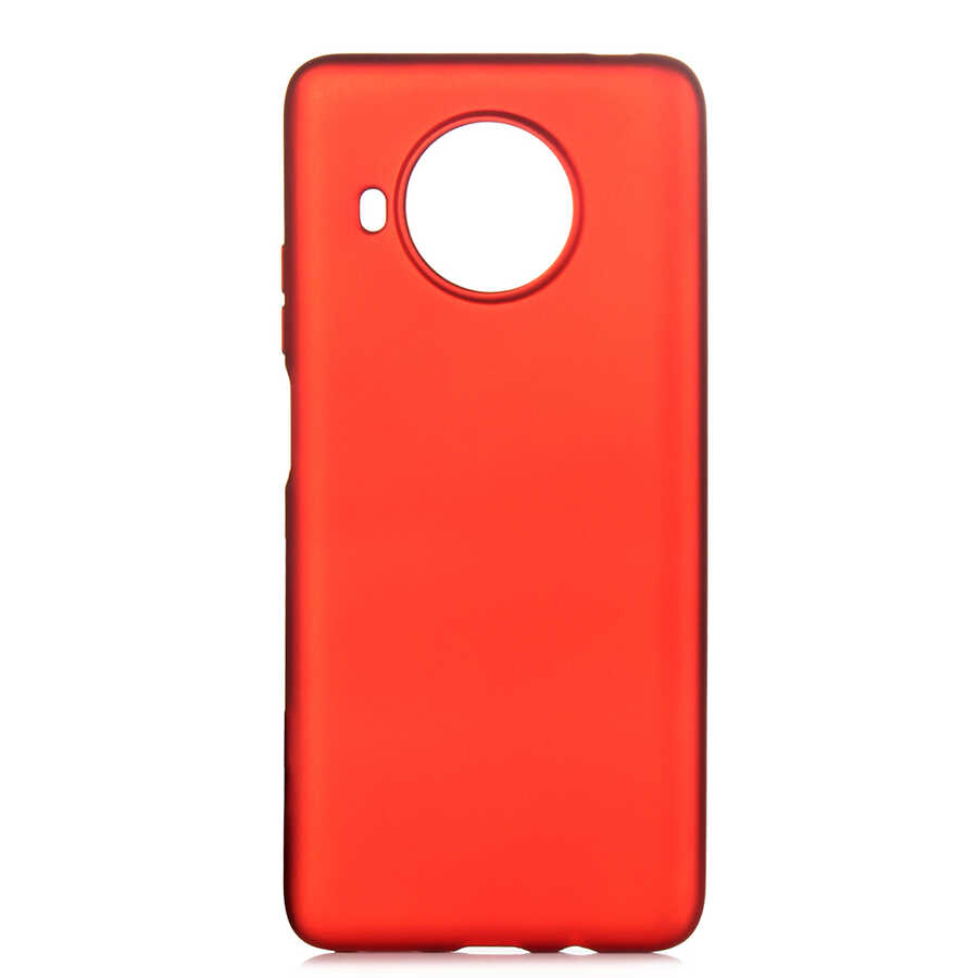 Xiaomi Uyumlu  Mi 10T Lite 5G Kılıf Zore Premier Silikon Kapak-Kırmızı