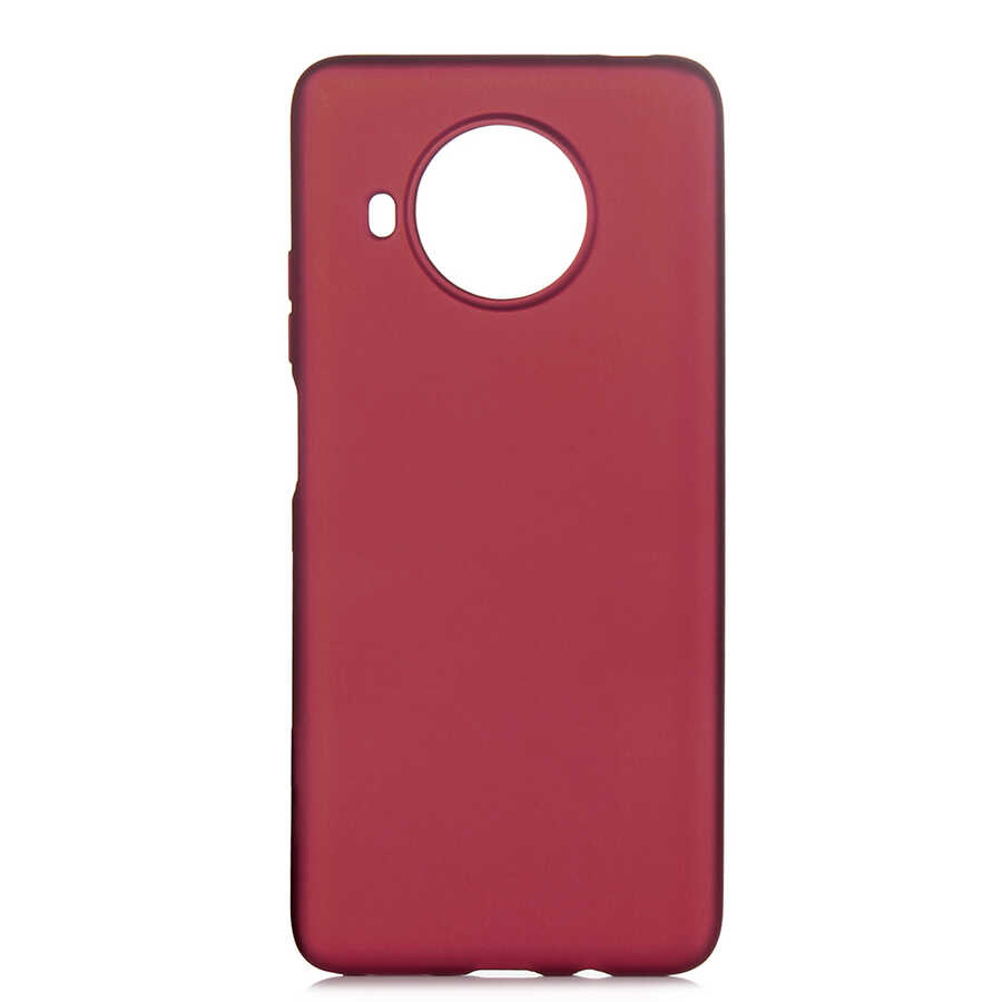 Xiaomi Uyumlu  Mi 10T Lite 5G Kılıf Zore Premier Silikon Kapak-Mürdüm