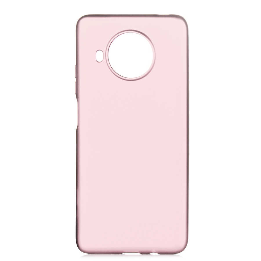 Xiaomi Uyumlu  Mi 10T Lite 5G Kılıf Zore Premier Silikon Kapak-Rose gold