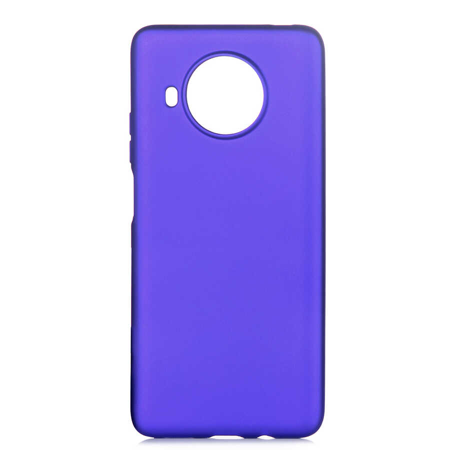 Xiaomi Uyumlu  Mi 10T Lite 5G Kılıf Zore Premier Silikon Kapak-Saks mavi