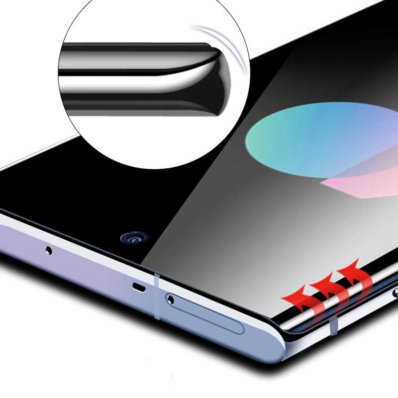 Galaxy Uyumlu Note 20 Ultra Zore Kavisli Full Yapışkanlı Cam Ekran Koruyucu