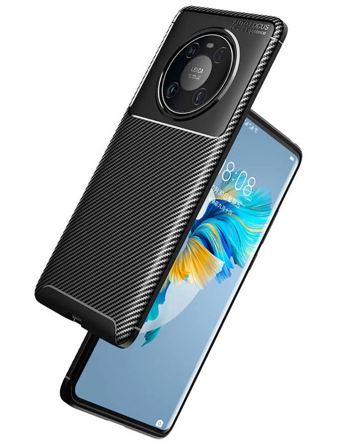 Huawei Uyumlu Mate 40 Pro Kılıf Zore Negro Silikon Kapak