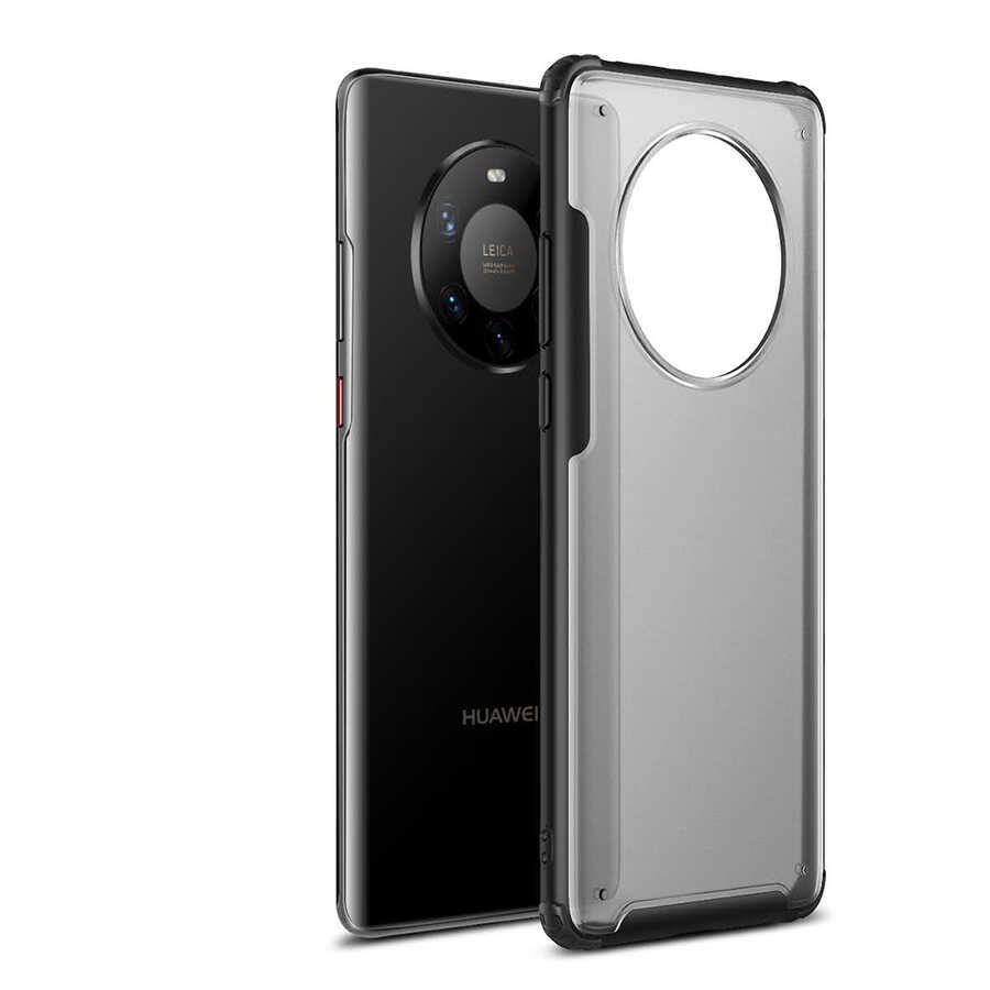 Huawei Uyumlu Mate 40 Pro Kılıf Zore Volks Kapak-Siyah