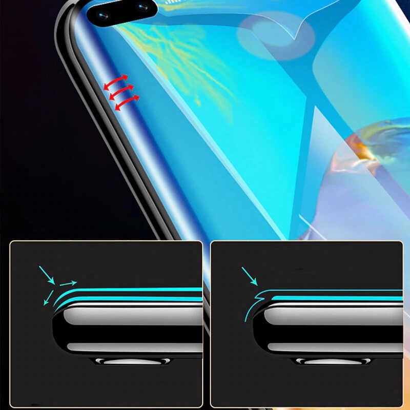 Huawei Uyumlu Mate 40 Pro Zore Süper Pet Ekran Koruyucu Jelatin