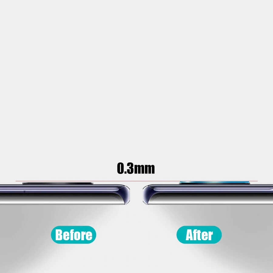 Huawei Uyumlu Mate 40 Pro Zore Kamera Lens Koruyucu Cam Filmi