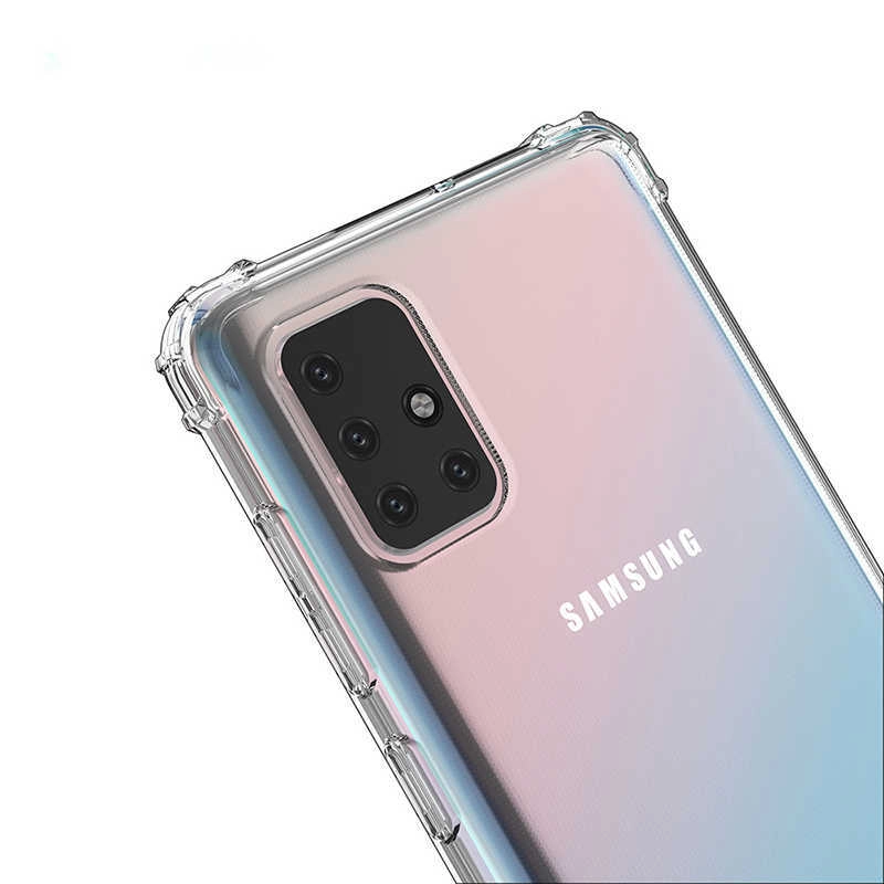 Galaxy Uyumlu M51 Kılıf Zore Nitro Anti Shock Silikon