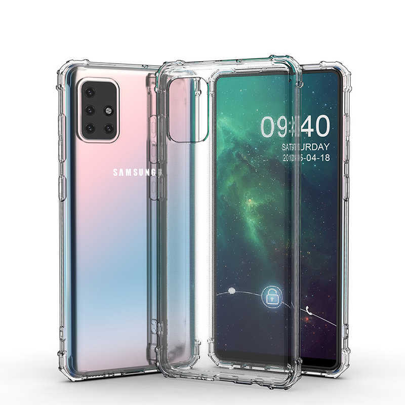 Galaxy Uyumlu M51 Kılıf Zore Nitro Anti Shock Silikon