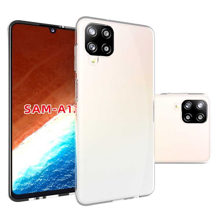 Galaxy Uyumlu A12 Kılıf Zore Süper Silikon Kapak