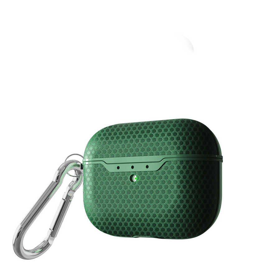 Airpods Uyumlu Pro Zore Airbag 20 Kılıf-Koyu yeşil