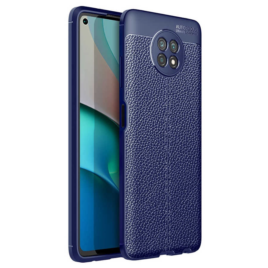 Xiaomi Uyumlu  Redmi Note 9T Kılıf Zore Niss Silikon Kapak-Lacivert