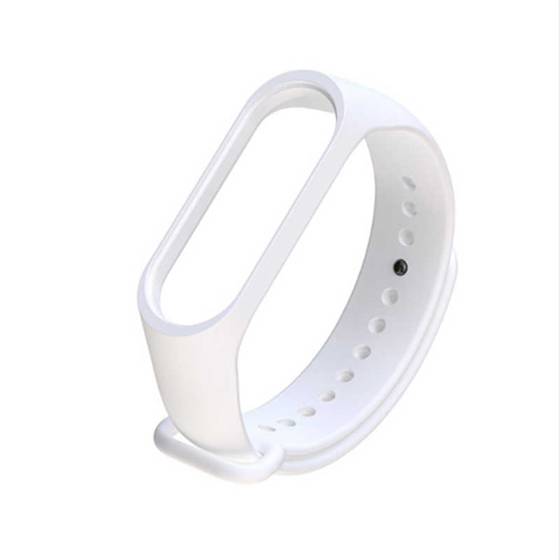Xiaomi Uyumlu  Mi Band 4 Silikon Kordon-Beyaz