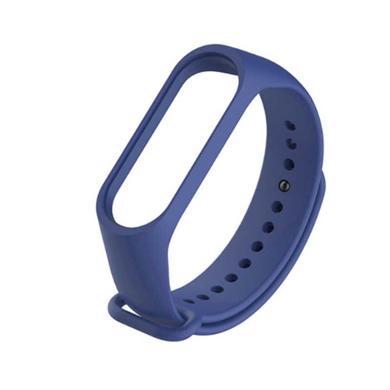 Xiaomi Uyumlu  Mi Band 4 Silikon Kordon-Lacivert