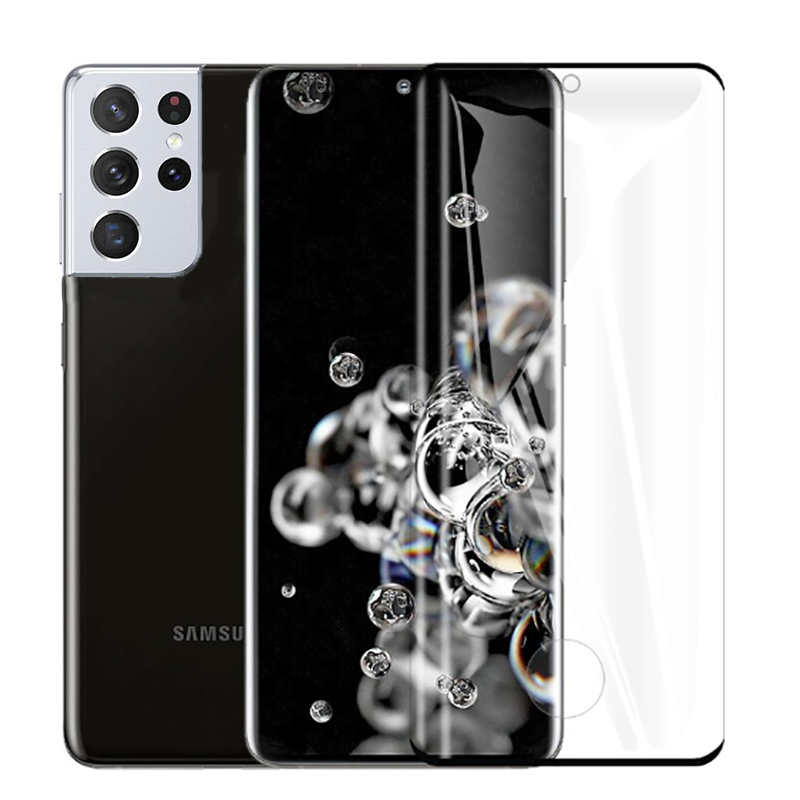 Galaxy Uyumlu S21 Ultra Zore Süper Pet Ekran Koruyucu Jelatin