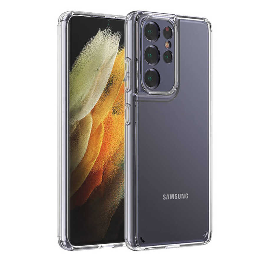 Galaxy Uyumlu S21 Ultra Kılıf Zore Coss Kapak